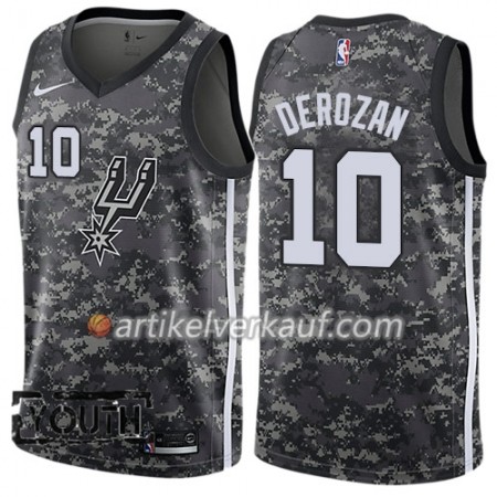 NBA San Antonio Spurs Trikot DeMar DeRozan 10 Nike City Edition Schwarz Swingman - Kinder